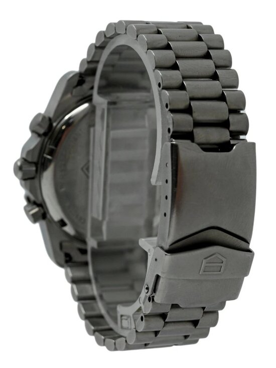 Tag Heuer 38mm Men\'s 2000 Series Swiss Quartz Chronograph SS Watch- 540.206 R! main image 4